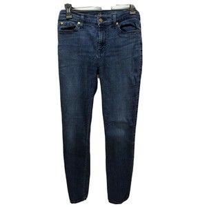 7 Seven For All Mankind Gwenevere Ankle Womens 27 27x26 Denim Jeans